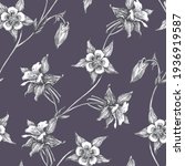 seamless pattern  with black... | Shutterstock . vector #1936919587