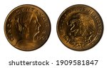 Small photo of Coin with the image of the Corregidora, Josefa Ortiz de Dominguez