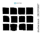 scribble square vector... | Shutterstock .eps vector #282390887