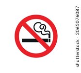No Smoking. Vector Prohibition...