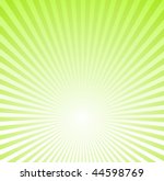 Green Sunburst Background