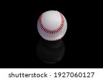Baseball Ball On A Black...