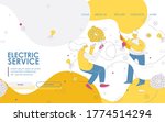 electric service landing page... | Shutterstock .eps vector #1774514294