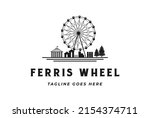 Vintage Retro Ferris Wheel With ...