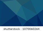 light blue vector low poly... | Shutterstock .eps vector #1070060264
