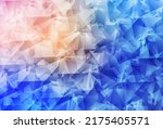 light pink  blue vector... | Shutterstock .eps vector #2175405571