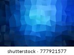 dark blue vector blurry... | Shutterstock .eps vector #777921577