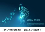 scientist or laboratory test... | Shutterstock .eps vector #1016398054
