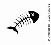 fish bone icon logo design.... | Shutterstock .eps vector #2133766781