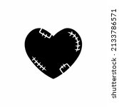 broken heart symbol icon logo.... | Shutterstock .eps vector #2133786571