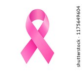 pink ribbon symbol. breast... | Shutterstock .eps vector #1175649604