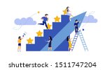 man and woman vector business... | Shutterstock .eps vector #1511747204