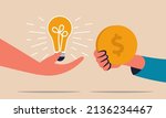 business sponsor and monetize... | Shutterstock .eps vector #2136234467
