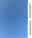 Small photo of Blue sky with negatif space . It is selective focus