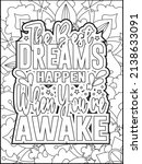 motivational quotes coloring... | Shutterstock .eps vector #2138633091