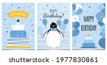set of three vector cards for... | Shutterstock .eps vector #1977830861