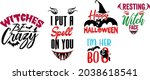 halloween quotes bundle vector... | Shutterstock .eps vector #2038618541