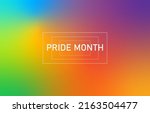 colorful rainbow pride gradient ... | Shutterstock .eps vector #2163504477