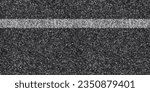 Small photo of Seamless asphalt texture with unbroken white line at the side for road boundary, grunge tarmac surface with lateral continuous stripe, top view