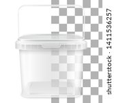 transparent square empty... | Shutterstock .eps vector #1411536257
