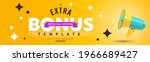 extra bonus offer during super... | Shutterstock .eps vector #1966689427