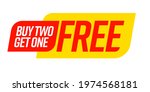 buy two get one free bogo... | Shutterstock .eps vector #1974568181