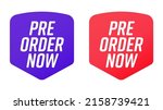 pre order now shop sale sticker ... | Shutterstock . vector #2158739421