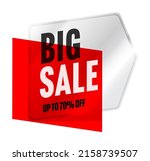 big sale up to 70 percent off... | Shutterstock . vector #2158739507