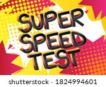 super speed test comic book... | Shutterstock .eps vector #1824994601