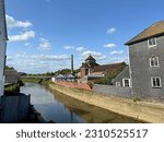 Small photo of Lewes, UK - 16.05.2023.Harvey's Brewery factory in Lewes, UK. Harvey's Brewery is a brewery in Lewes, East Sussex, England, UK. Old factory buildings.