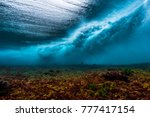 Underwater View Of The Surf...