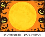 halloween frame vector... | Shutterstock .eps vector #1978795907