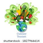 Culinary Tourism Concept Vector ...