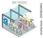 Public Bicycle Racks And Bikes  ...