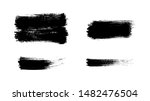 grunge paint strokes set. ink... | Shutterstock .eps vector #1482476504