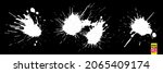 grunge splatter. paint splashes.... | Shutterstock .eps vector #2065409174