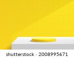 abstract 3d white cylinder... | Shutterstock .eps vector #2008995671