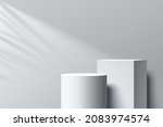 abstract realistic 3d white... | Shutterstock .eps vector #2083974574