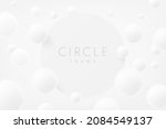 abstract realistic 3d white... | Shutterstock .eps vector #2084549137