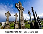 Old Cemetery On Belfast.crosses