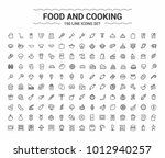 food and cooking. minimalism... | Shutterstock .eps vector #1012940257