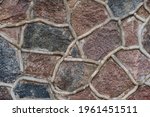 stone pavement with abstract pattern. 