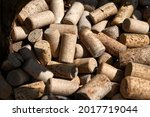 Wine corks  may be used as...