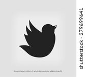 doodle bird icon | Shutterstock .eps vector #279699641