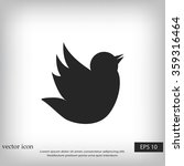 doodle bird icon | Shutterstock .eps vector #359316464