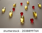 photo pills  fish oil capsules  ... | Shutterstock . vector #2038899764