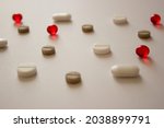 photo pills  fish oil capsules  ... | Shutterstock . vector #2038899791