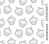 Seamless Pattern With Muffin...