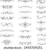 a collection of elegant hand... | Shutterstock .eps vector #1945709251