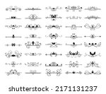 a collection of elegant hand... | Shutterstock .eps vector #2171131237